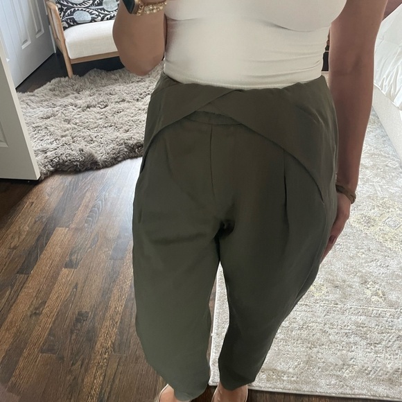 3.1 Phillip Lim Green Folded Front Pant - Picture 3 of 14